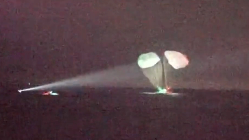 SPLASHDOWN SpaceX Crew 5 Land Off Tampa WeatherBug