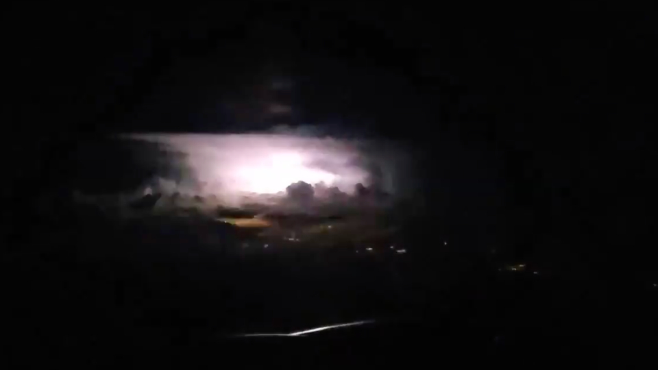 Lightning in Florida Captured From Plane | WeatherBug