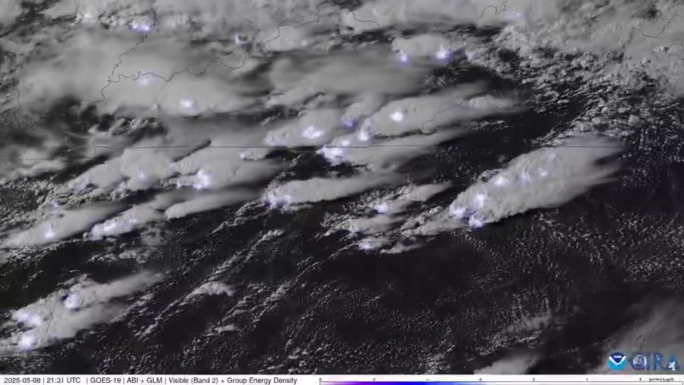 Satellite Shows Lightning Across East US | WeatherBug