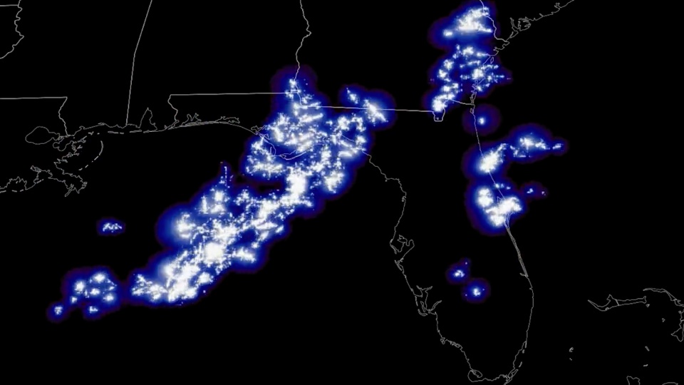 Satellite Captures Storms Moving Across Florida WeatherBug