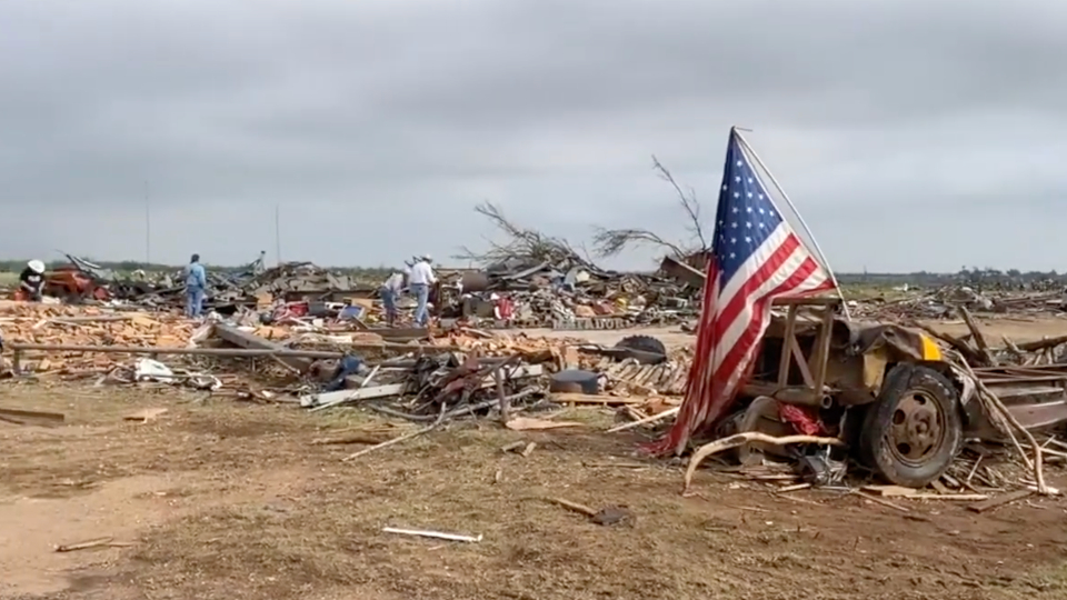 Small Texas Town Ravaged by Deadly Tornado WeatherBug