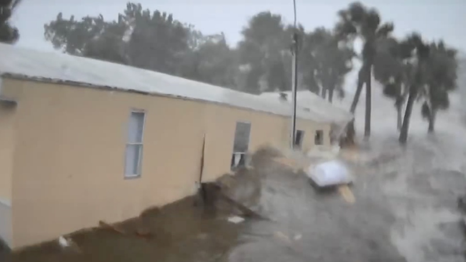 Storm Surge Washes Away Home in Florida WeatherBug