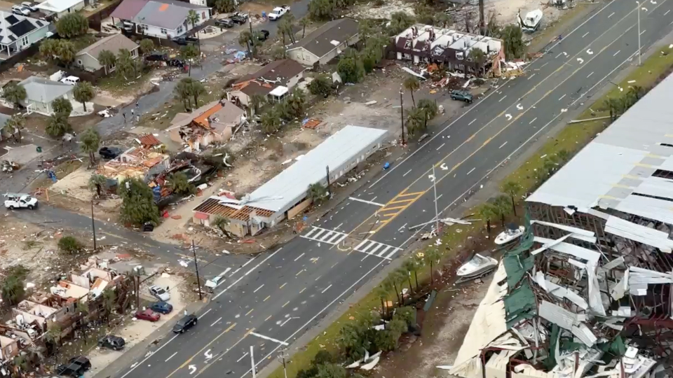 Destruction by Tornadic Storm in Florida WeatherBug