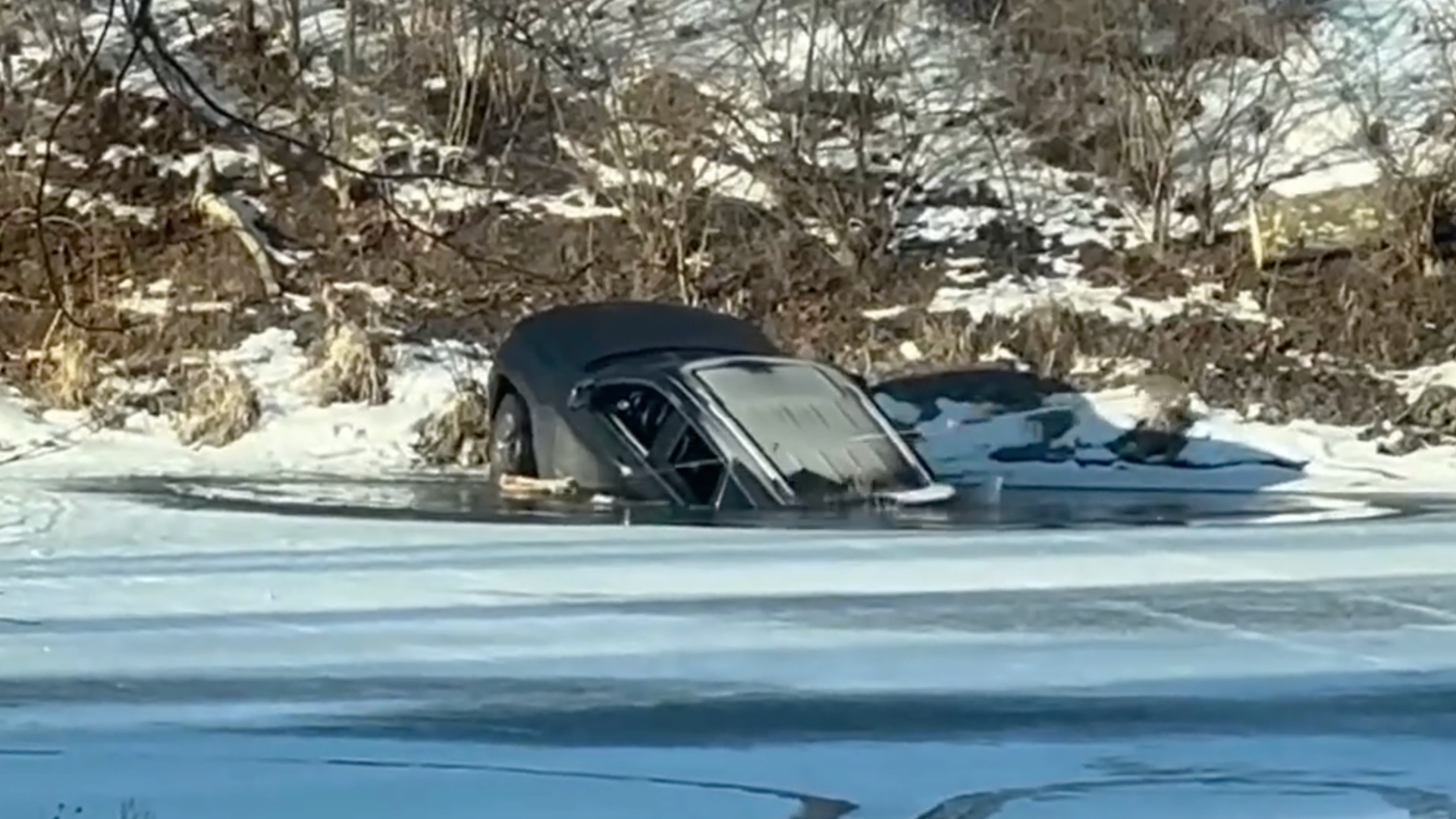 Car Lost to Freezing River in Indiana | WeatherBug