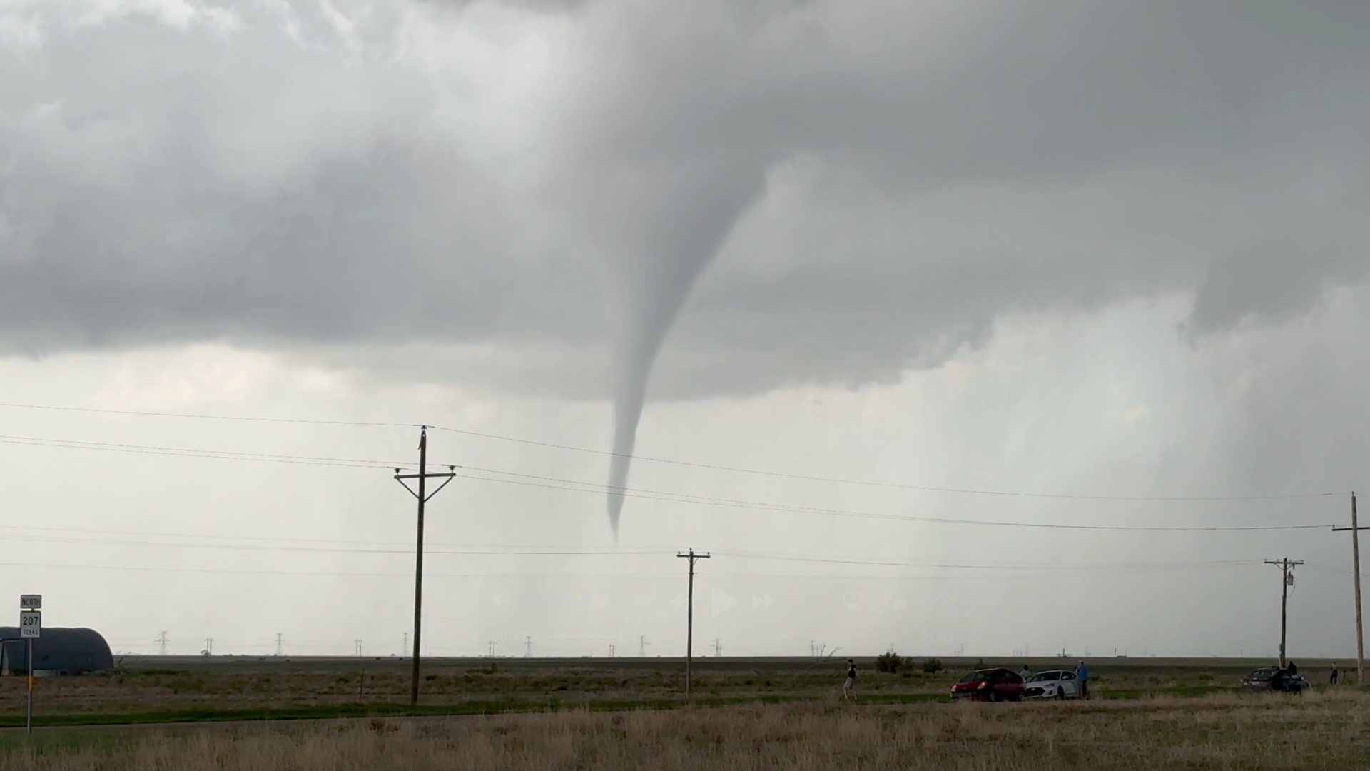 Storm Chasers Spot Tornado in Texas | WeatherBug