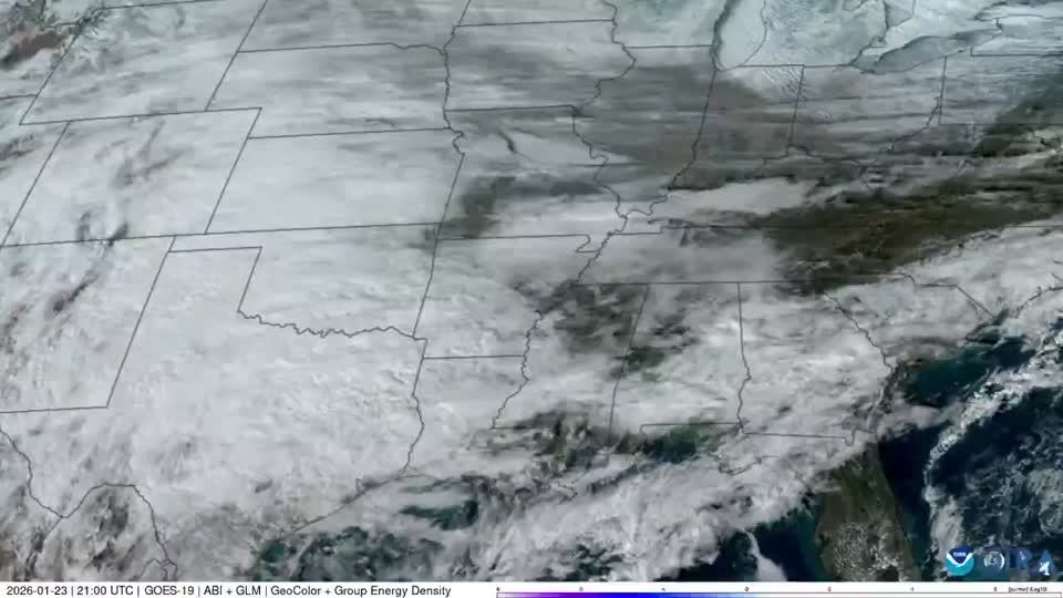 Satellite Shows Winter Storm cross the US | WeatherBug