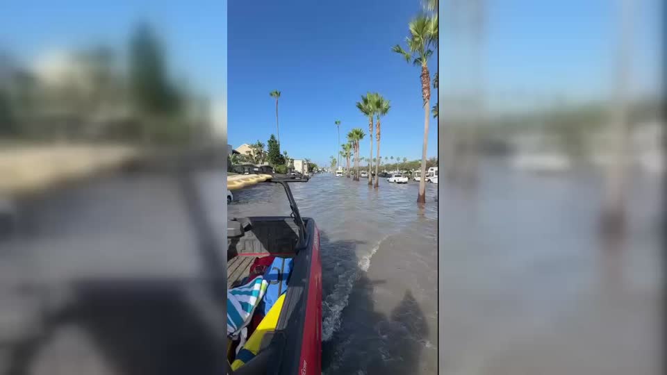 Tropical Storm Rachel Floods Newport Beach | WeatherBug