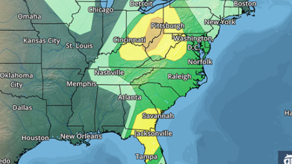 Severe Storms Advance Into The Eastern US WeatherBug